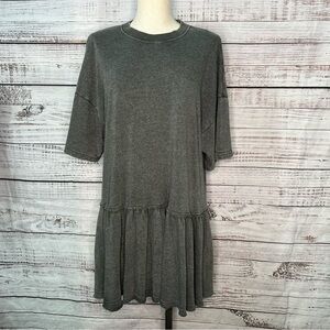 American Eagle Jegging Fit Mini Dress Knit Oversized Fleece Babydoll Dress Small